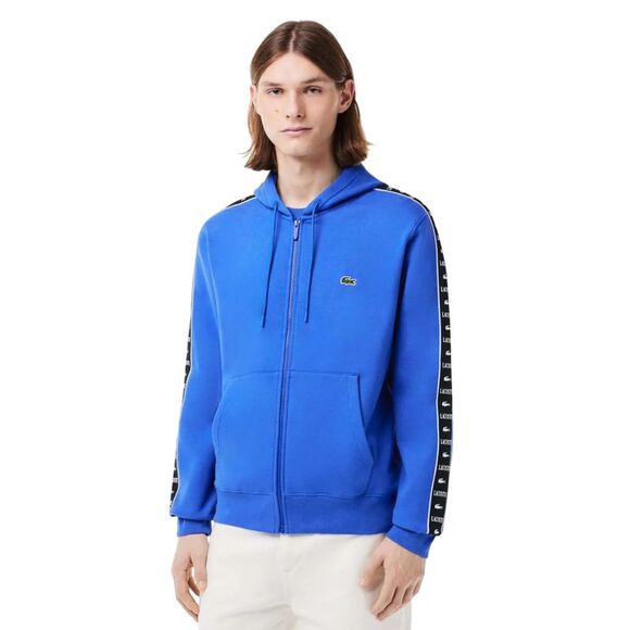 Lacoste Mens Jogger Zipped Hoodie / Blue